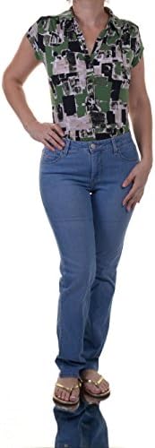 Lee Platinum Gwen Classic-fit Straight-leg Fairfax Wash 4s