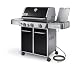 Weber Genesis 6631001 E-330 637-Square-Inch 38,000-BTU Natural-Gas Grill, Black