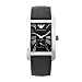 Emporio Armani Gents Black Leather Strap Wrist Watch – AR0143
