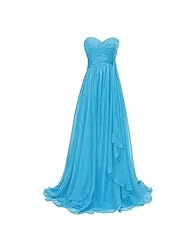 Sleeveless Ruched Lace Sweetheart 2015 Chiffon Prom Dress  with a Brush/Sweep Train 