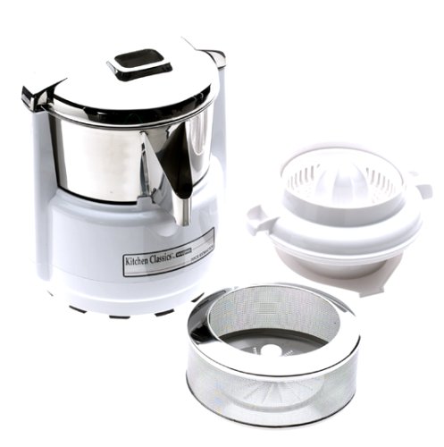 "Waring Juicing Center, Quite White/Stainless" "Waring Juicing Center, Quite White/Stainless"