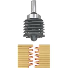 Freud 99-039 Variable Height Finger Joint Router Bit with 1/2-Inch Shank