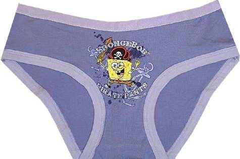 41WBQ8EB0EL SpongeBob PiratePants Boy Brief Panty for women