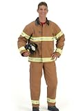Mens Halloween Costume Authentic Looking Fire Fighter Costume Great For Theatrical Productions