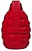 USA-K9 Grenade Treat Dispenser Crazy Bounce Natural Rubber Dog Toy Unpredictable Dog Bouncing Toy USA Made - Large - Red