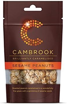 (3 PACK) - Cambrook Caramelised Sesame Peanuts | 80 x 18g x | 3 PACK - SUPER SAVER - SAVE MONEY