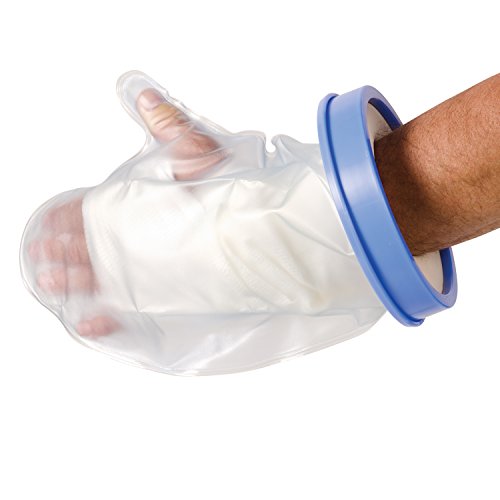 DMI Hand Cast Cover, Adult Clear Waterproof Hand Cast Cover, 12 Inches