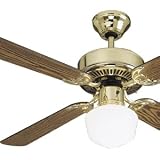 Homestead Ceiling Fans Polished Brass Finish Finish with Opal Glass 4