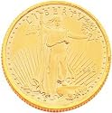 22K Yellow Gold 1/4oz American Eagle Coin Jewelry
