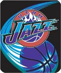 Utah Jazz 50"x60" Royal Plush Raschel Throw Blanket - Basketball Sports Merchandise