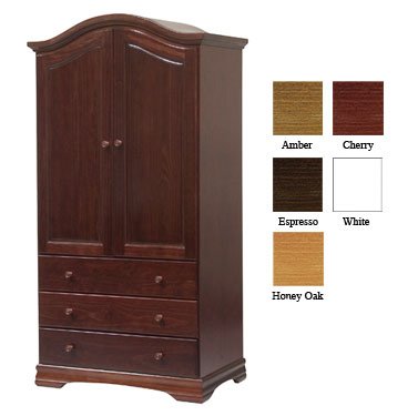 Kitchen: Anastasia Armoire White Finish By Da Vinci Baby Furniture