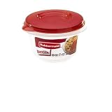 Rubbermaid HPFG4002RDCHILI Durable Round 1.1-Cup Food Storage Container