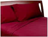 Wamsutta 360-Thread-Count Classic Supima Twill Queen Flat Sheet, Cordovan