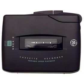 GE 35365 Voice-Activated Handheld Mini Cassette Recorder