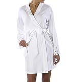 Gilligan & O'Malley® Eyelet Robe - White