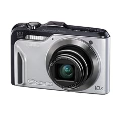 Casio Exilim EX-H20G GPS-Digitalkamera (14 Megapixel, 10-fach opt, Zoom, 7,6 cm (3 Zoll) Display, bildstabilisiert) silber