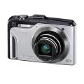 Casio Exilim EX-H20G GPS-Digitalkamera (14 Megapixel, 10-fach opt, Zoom, 7,6 cm (3 Zoll) Display, bildstabilisiert) silber