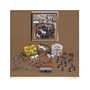 72 Piece Civil War Plastic Army Men Play Set ~ 52mm Union and Confederate Figures, Bridge, Horses, Canon, More!