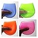 Zhide Set of 4 Silicone Wine Glasses Stemless 9/12 Ounce 4 Different Bright Colors (L) by Zhide