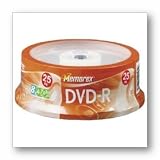 Memorex 32025596 DVD-R 4.7GB 25PK SP 8X TAG
