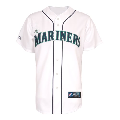 MLB Seattle Mariners Replica Home Jersey, White, XX-Large