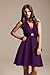 Neckholder Luxus Abendkleid, Kleid, Cocktail Kleid, Farbe lila