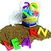 UPPERCASE ALPHABET SAND MOLDS
