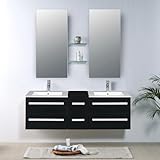 BELLAGIO Badmöbel CS-A112 schwarz/150x48