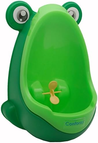 Conforzy, Froggy Training Urinal for Boys with Fun Aiming Target (Green)