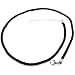 3.2mm Woven Faux Leather Cord Chain Necklace w. Stainless Steel Clasp