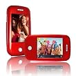 Ematic EM608VIDR 3-Inch Touch Screen 8 GB MP3 Video Player with Built-In 5 MP Digital Camera(Red)