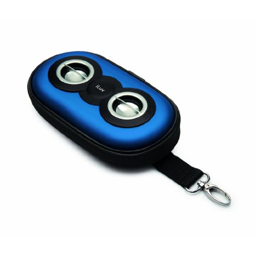 iLuv iSP110 Portable Amplified Stereo Speaker Case (Blue)