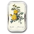 Yellow Rose - Rectangle Glass Paperweight (2-1/2" x 4" x 1")