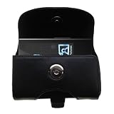 Horizontal Leather Case with Belt Clip/Loop for the Samsung YP-P2JABY