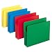 Smead Poly File Pockets, 3-1/2 Inch Expansion, Letter Size, Assorted Colors, 4 Pack (73500)