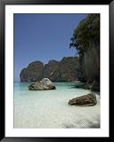 Ao Maya, Ko Phi Phi Leh, Thailand, Southeast Asia Photography Framed Art Poster Print by Joern Simensen, 39x49