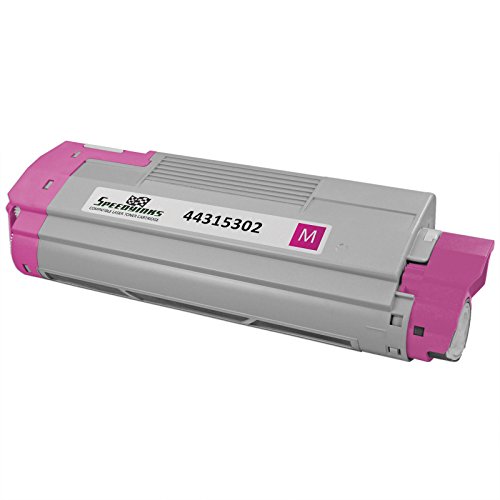 Speedy Inks - Okidata Compatible 44315302 Magenta Laser Toner Cartridge for use in Oki C610cdn, Oki C610dn, Oki C610dtn, & Oki C610n