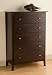 Manhattan 5-Drawer Chest - Espresso