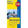 Falk Stadtplan Extra Standardfaltung Karlsruhe