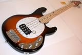 Sterling by MusicMan Ray 34 Bass,Sunburst with Gig Bag