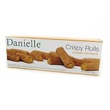 Danielle Market Cream Custard Crispy Rolls 5.44 Ounce Boxes Pack of 6 by Danielle