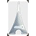 Pylones Stainless Steel Eiffel Tower Cheese Kitchen Grater -Large