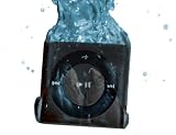 NEW SLATE - 100% WATERPROOF Apple iPod shuffle - waterproofed by UNDERWATER AUDIO for swimming, surfing and dancing in the rain