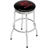 Dodge Ram Single Foot Ring Barstool with Swivel