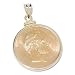 14K Gold 1873 First Year Issue 20 Kroner Coin Pendant