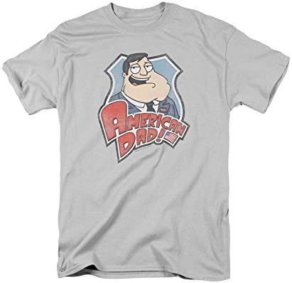 American Dad Cartoon Sitcom TV Series Stan Badge And Logo Adult T-Shirt