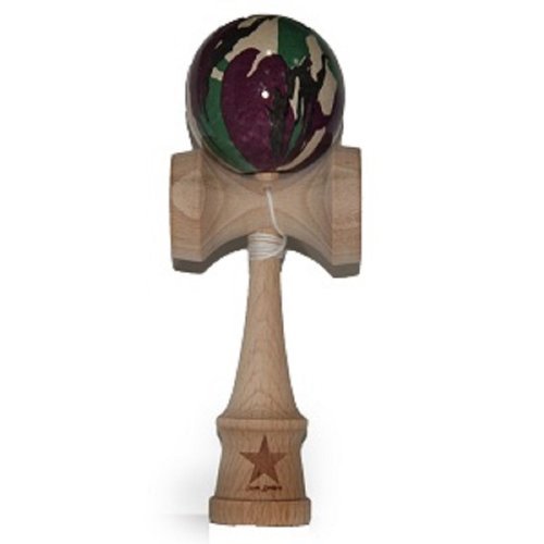 Camo Super Kendama, Super Sticky, Free String