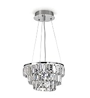 Floating 3-Tier Ceiling Glass Pendant