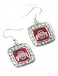 Licensed Ohio State Dangle Earrings Fashion Jewelry