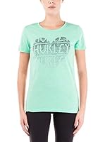 Nike Hurley Camiseta Manga Corta Strike Perfect Crew (Aguamarina)